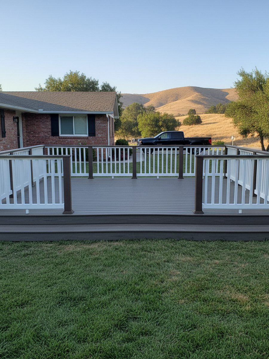 Coastal Deck Solutions crew working on a home