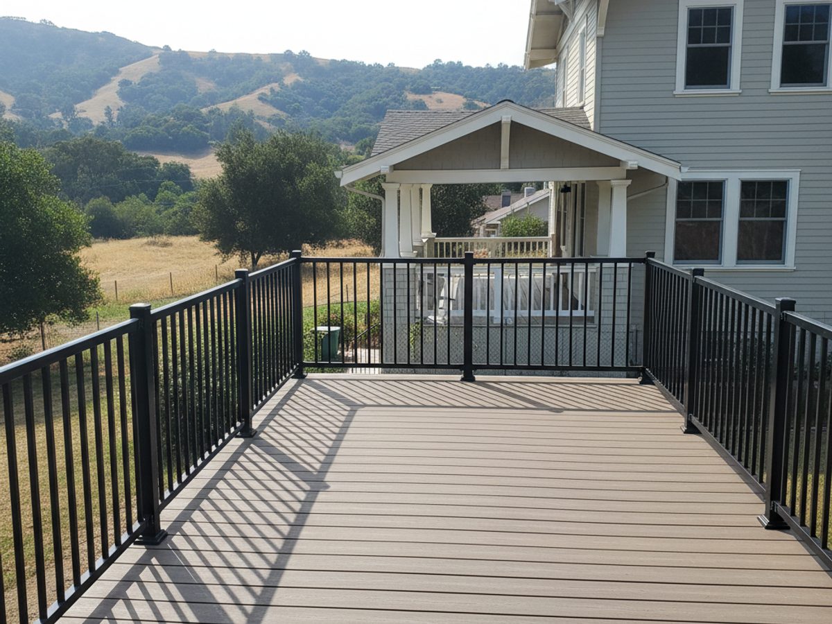 Composite Decking Installation completed by Coastal Deck Solutions in Irvine, CA